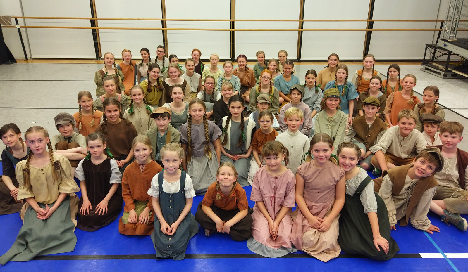 Kinderchor in der Oper "Hänsel und Gretel" am Theater Erfurt 2017
